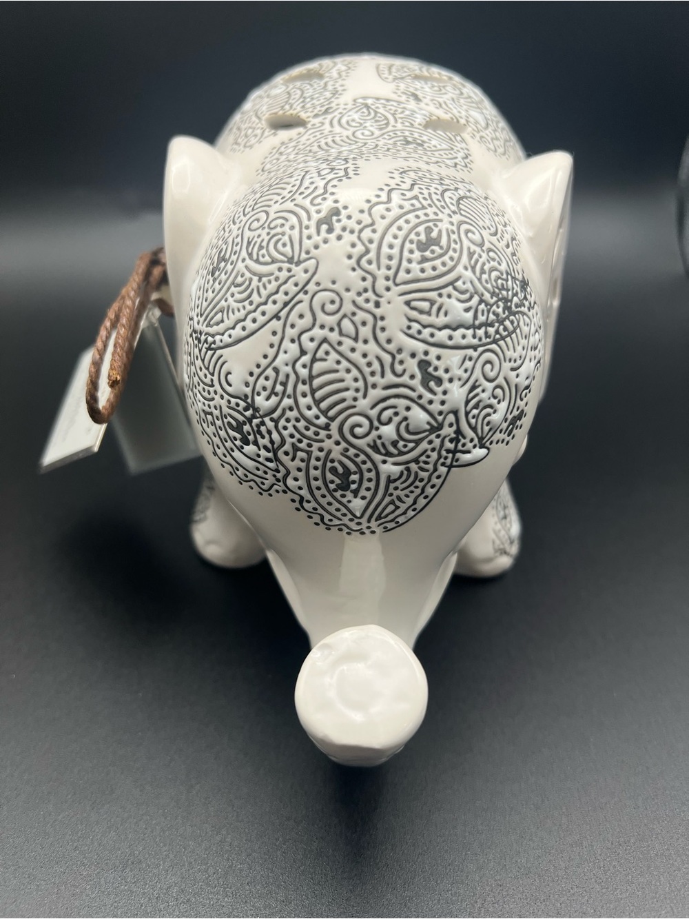 🐘 GC Fragrance Ceramic Elephant Potpourri Sachet Holder - Vanilla Teakwood NWT
